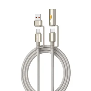 Ldnio LC18 4-in-1 Multiple Data Cable USB-A & USB-C to USB-C + Cigarette Lighter
