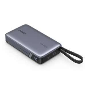 UGREEN Nexode 20000mAh 67W USB-C Power Bank with Built-in Cable – 55996